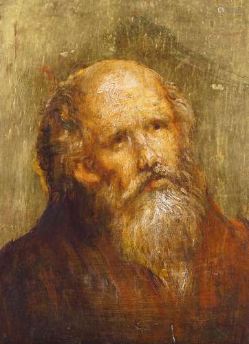 Spanish School, early 20th century- Study of an Apostle, hea...