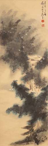 黃磊生(1928~2011) 山水 設色 紙本 立軸