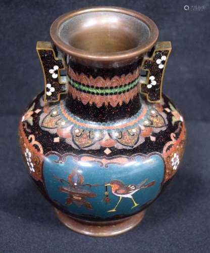 A RARE LATE 19TH CENTURY JAPANESE MEIJI PERIOD CLOISONNE ENA...