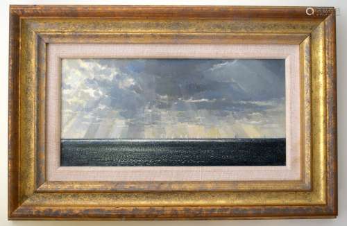 Cavendish Morton (1911-1915) Scottish, Oil on board, coastal...