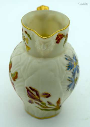 A RARE ROYAL WORCESTER BLUSH IVORY MASK HEAD SPARROW BEAK JU...