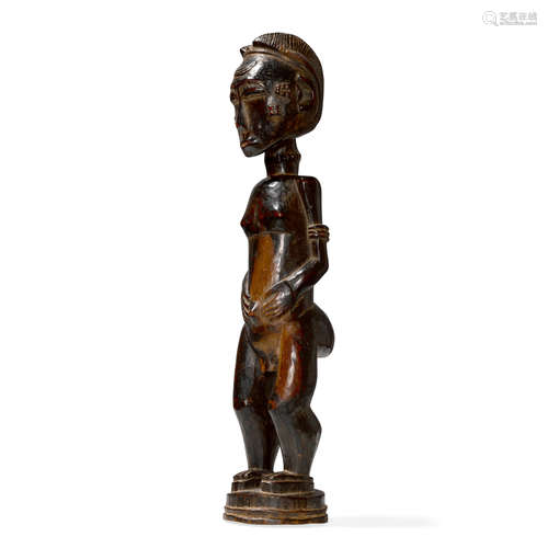 Baule Standing Male Figure, Côte d'Ivoire