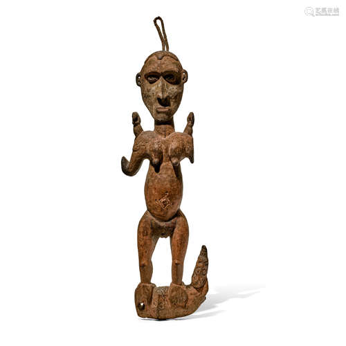 Exceptional Sawos Ceremonial Hook Figure, Middle Sepik River...