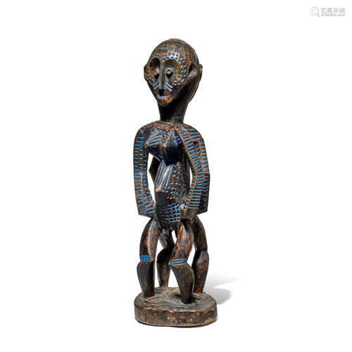 Metoko Janus Male and Female Standing Figure, Democratic Rep...