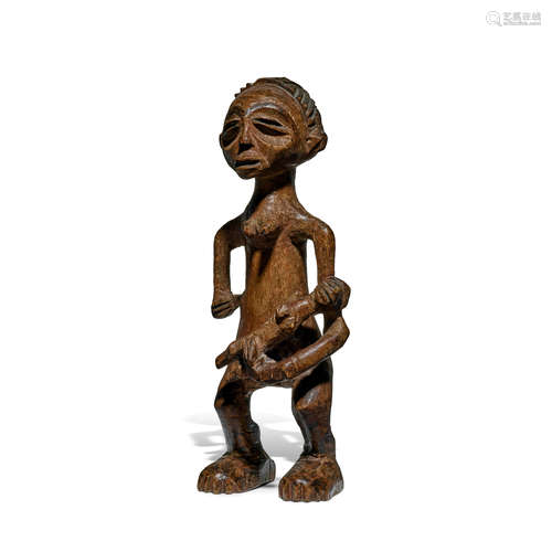 Chokwe Standing Maternity Figure, Angola