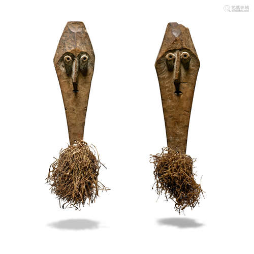 Pair of Lega Masks, Democratic Republic of the Congo