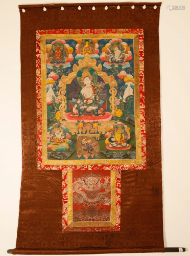 A Tibetan Budhism Thangka
