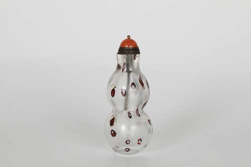 Qing，gourd snuff bottle