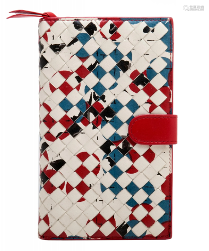 Bottega Veneta Intrecciato Abstract French Wallet