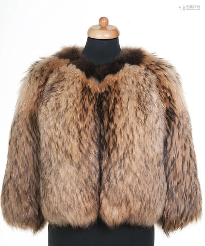 FW 2008 Dries van Noten Runway Raccoon Fur Jacket