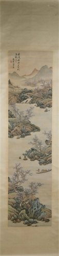 A CHINESE PAINTING OF LANDSCAPE