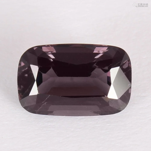 GFCO Certified 2.34 ct. Violet Spinel - BURMA, MYANMAR