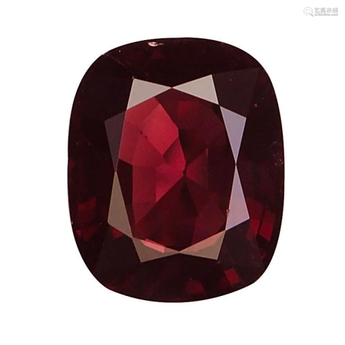 GIA Cert. 6.49ct. Untreated Red Spinel - BURMA, MYANMAR