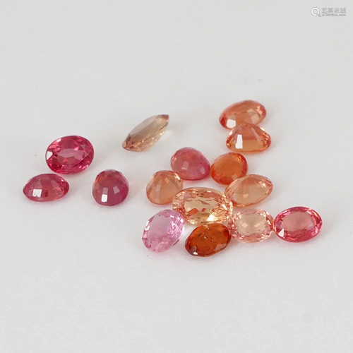 3.96 ct. Padparadscha Sapphire Lot - SRI LANKA, CEYLON