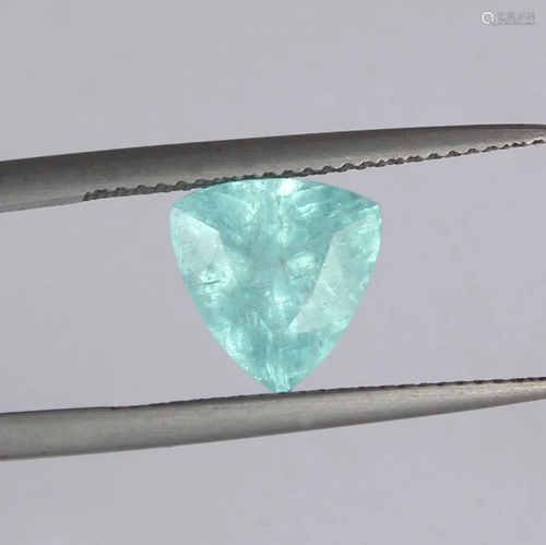 GIA Cert. 2.46 ct. Neon Greenish Blue 