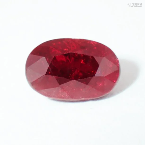 AIGS Certified 1.02ct. PIGEON'S BLOOD Ruby - MOZAMBI…
