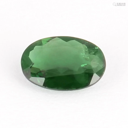 GFCO Cert. 0.37 ct. Chrome Green Tourmaline MOZAMBIQUE