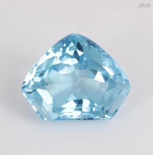 GFCO (Swiss) Cert. 44.80 ct. Swiss Blue Topaz - BRAZIL