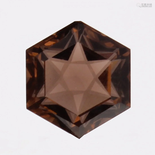 GFCO (SWISS) Certified 6.57 ct. Brown Smoky Quartz