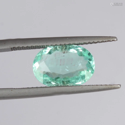 IGI Certified 3.03 ct. Neon Green 