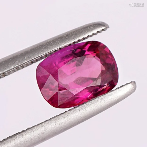 LOTUS Certified 2.22 ct. FUCHSIA FLOWER Ruby MOZAMBIQUE
