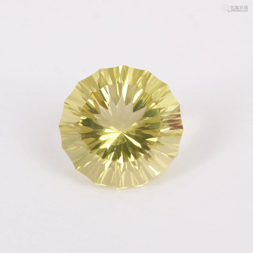 GFCO (SWISS) Certified 13.02 ct. Yellow Citrine