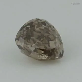 IGI Certified 0.35 ct. Diamond - Fancy Brown UNTREATED