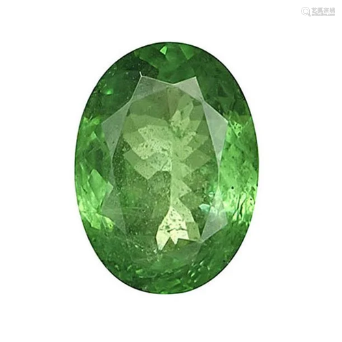 GIA Certified 2.52 ct. Tsavorite Garnet Untreated KENYA