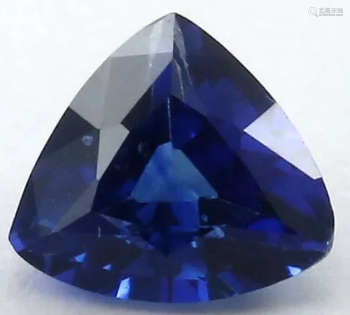 IGI Cert. 0.45 ct. Untreated Blue Sapphire - KASHMIR