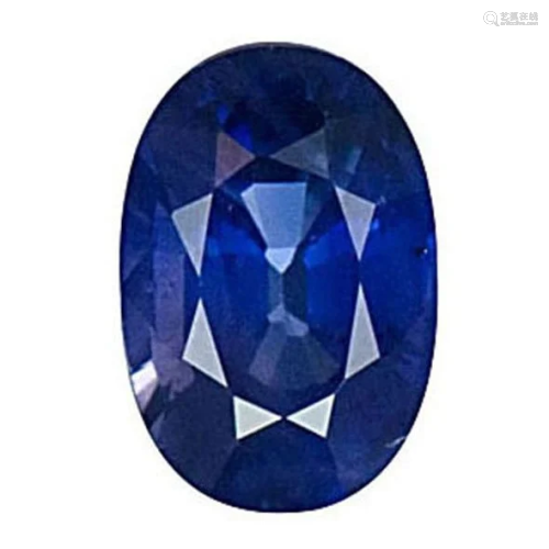 GIA Certified 1.28 ct. Untreated Blue Sapphire - BURMA