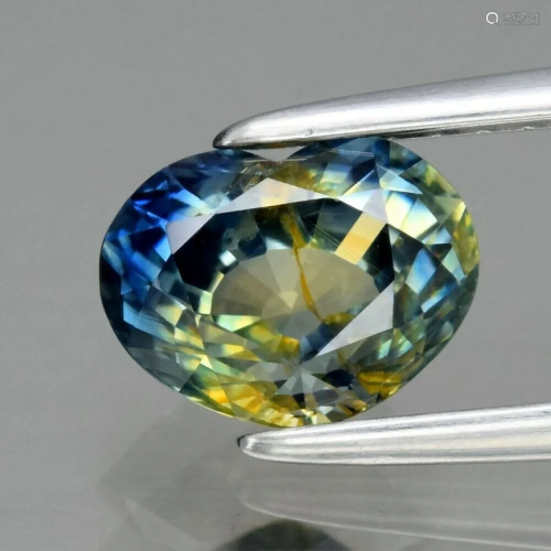 RARE 1.29 ct. Natural Tri-color Sapphire - AUSTRALIA