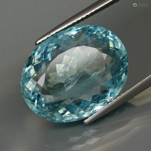 14.32 ct. Blue Aquamarine - BRAZIL