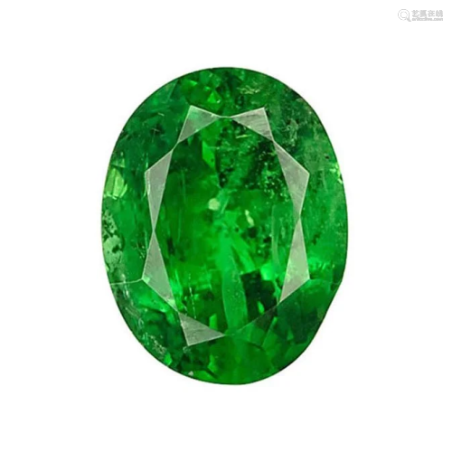 GIA Certified 2.75 ct. Untreated Tsavorite Garnet KENYA