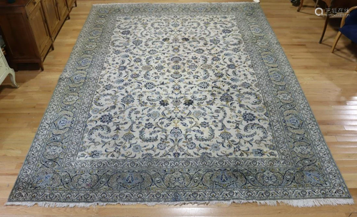 Vintage And Finely Hand Woven Roomsize Carpet.