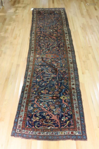 Antique And Finely Hand Woven Runner