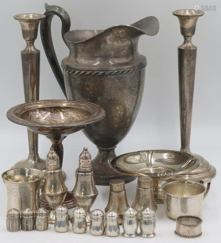 STERLING. Assorted Grouping of Sterling Hollowware