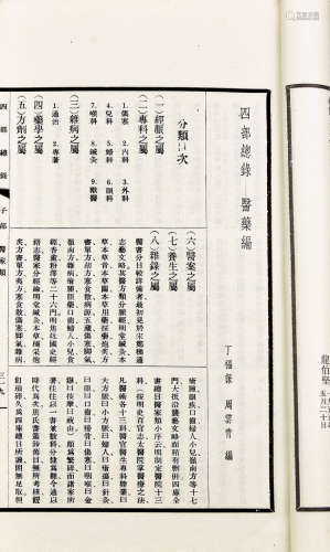 1955年刊本 田部总録医药编 3册 白纸 线装