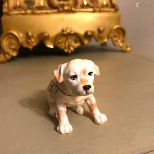 Adorable Little Labrador Retriever Puppy Jewel Trinket