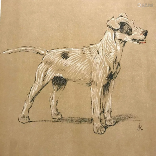 Early 1900's Lithograph, A Dog Day
