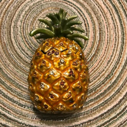 Pineapple Fruit Trinket Jewel Box