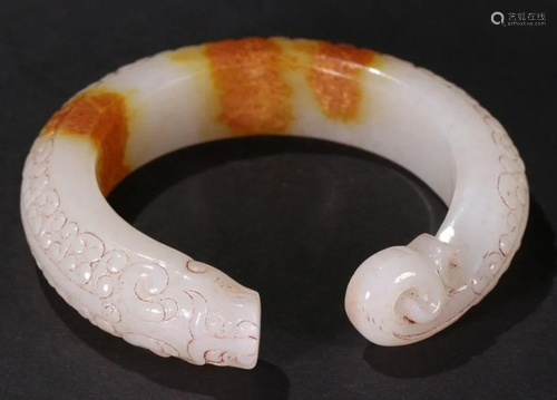 BANGLE WITH DRAGON PATTERN