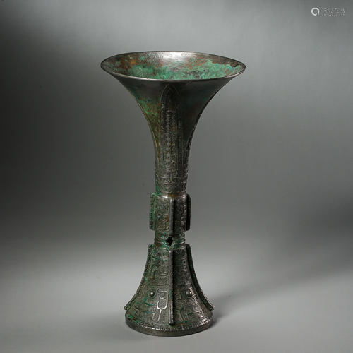 BRONZE FLOWER GOBLETS, THE WARRING STATES PERIOD IN