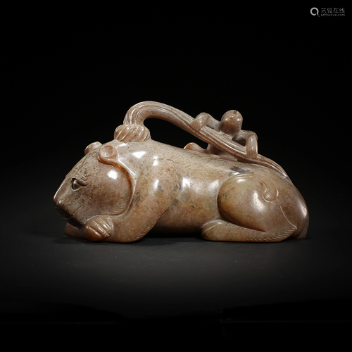 CHINESE JADE BEAST, HAN DYNASTY