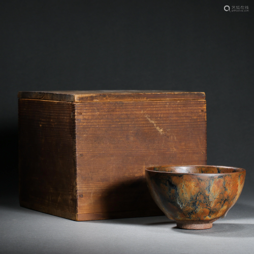 JIAN WARE PERSIMMON RED GLAZE, SOUTHERN SONG DYNASTY,