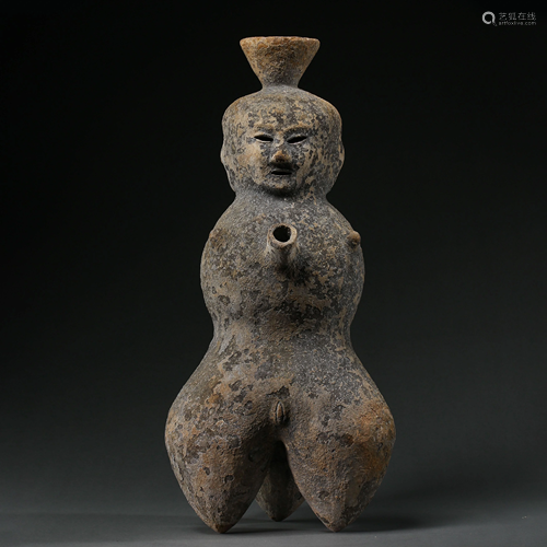 POTTERY FIGURE HONGSHAN CULTURE, CHINA