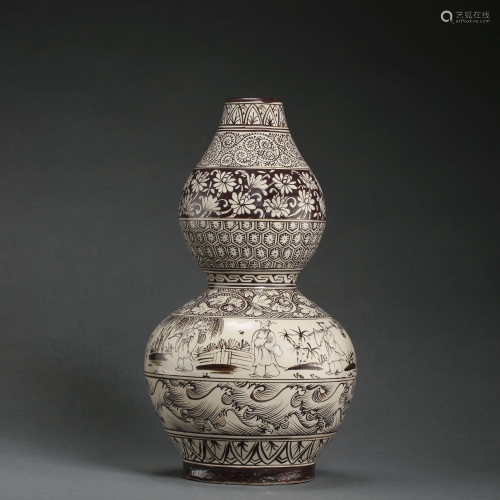 SOUTHERN SONG DYNASTY, CHINESE JIZHOU WARE PAINTING