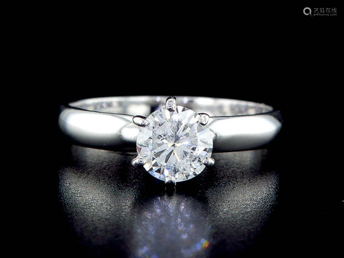 14kt White Gold 1.03 ctw Diamond Ring