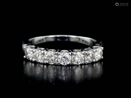 14kt White Gold 0.98 ctw Diamond Ring