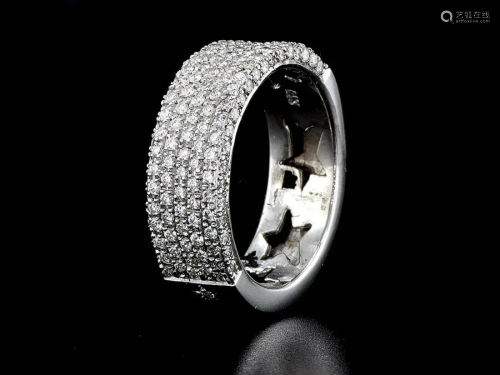 14kt White Gold 1.38 ctw Diamond Ring