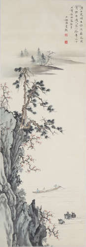 Chinese Chen Shaomei - Painting Of Landscape And Figures